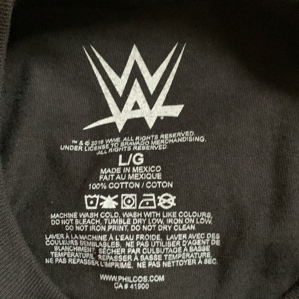 NEW WWE Wrestling Dwayne The Rock Johnson Women’s Graphic T Shirt Black - Picture 6 of 8